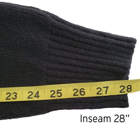 NWT Abercrombie & Fitch Black Fuzzy Knit Joggers Size XS - Picture 15 of 16